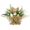 12" Boxed Floral Arrangement with Bunny Easter Decoration